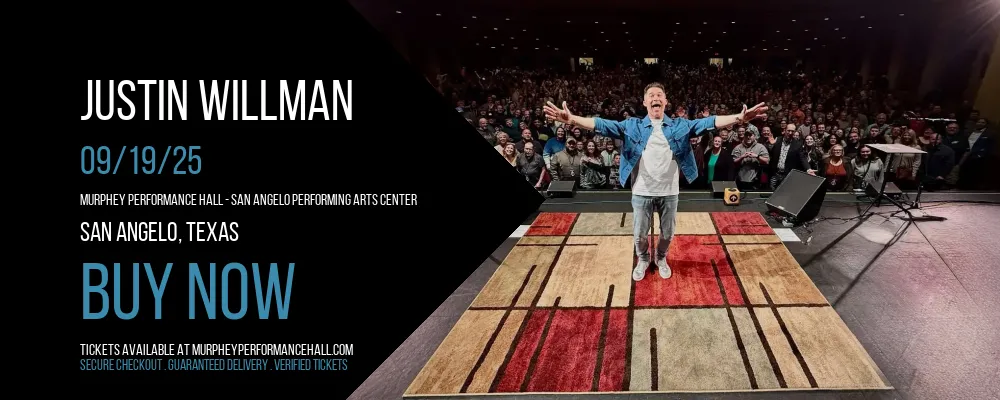 Justin Willman at Murphey Performance Hall Performing Arts Center